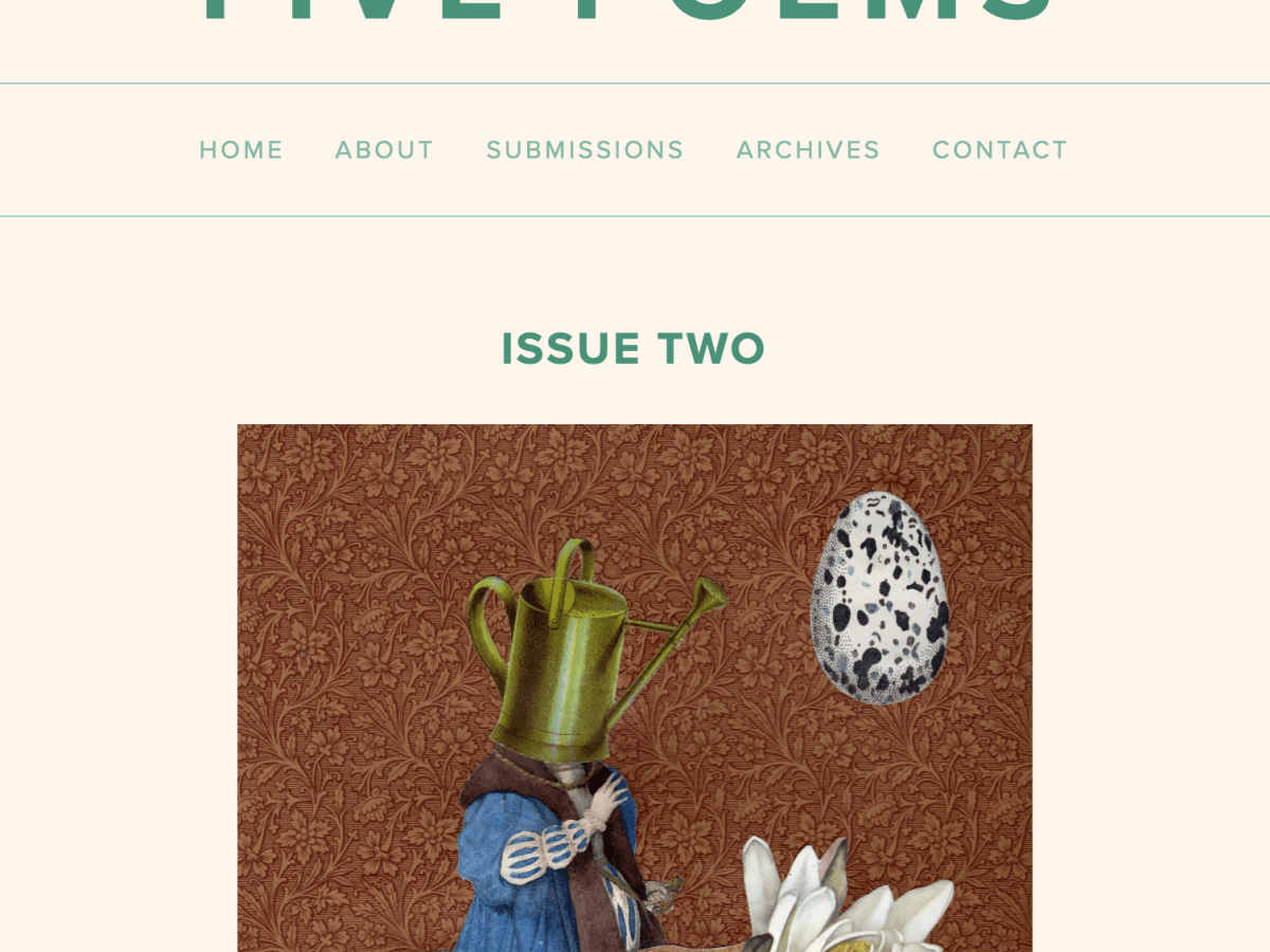 ISSUE TWO: FIVEPOEMS.COM